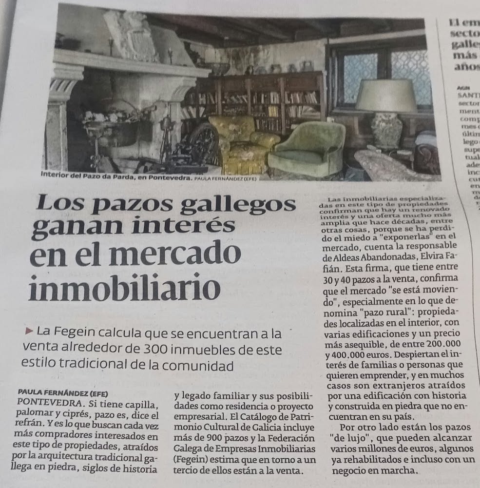 El despertar de los pazos gallegos, el lujo histórico y la tradición