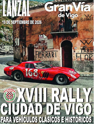 Escudería Aldeas Abandonadas estará presente en el XVIII Rally Ciudad de Vigo, para vehículos clásicos y históricos . 19 de Septiembre del 2026.